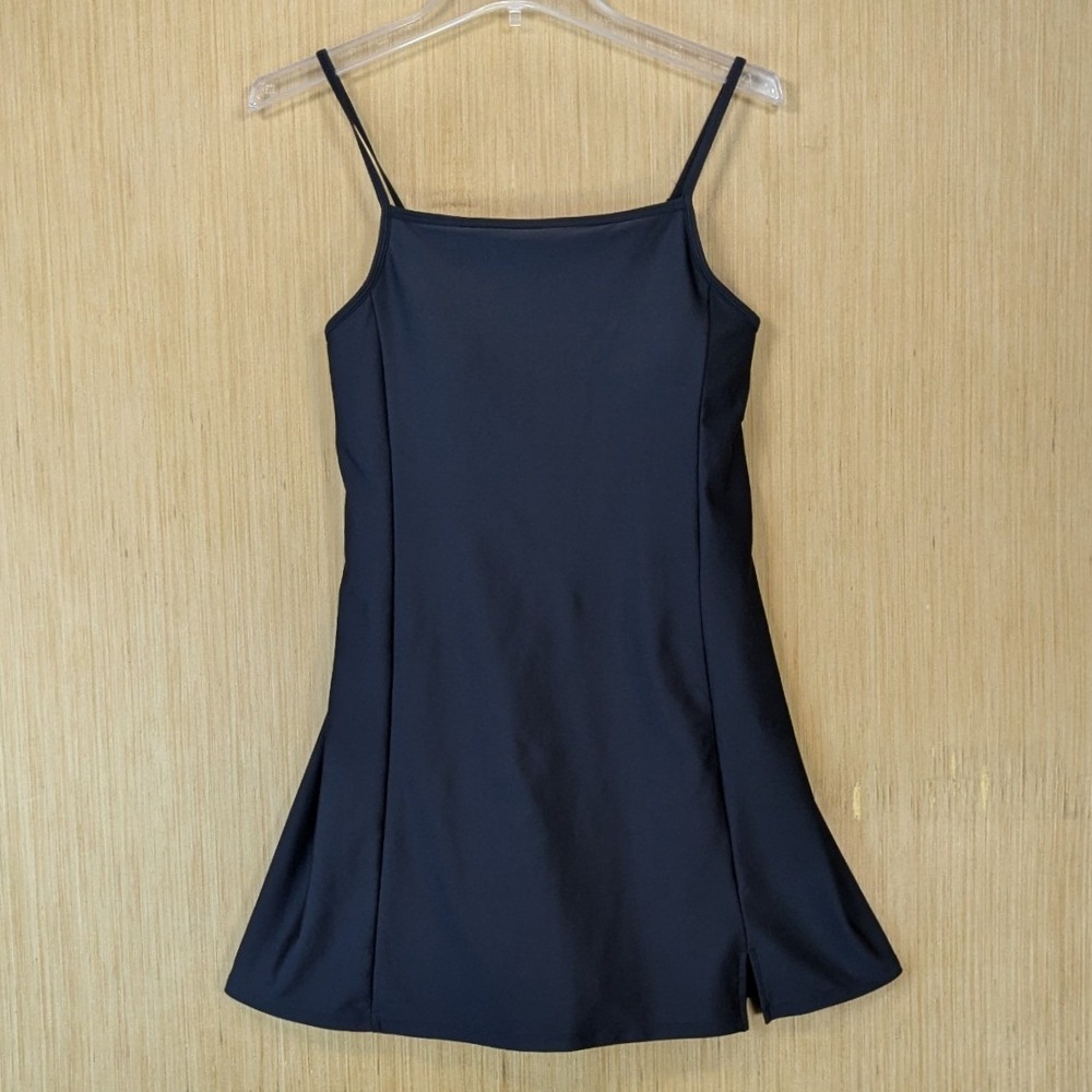Old Navy Active Powersoft Go-Dry Exercise Dress Black Size M Tennis Prep Active